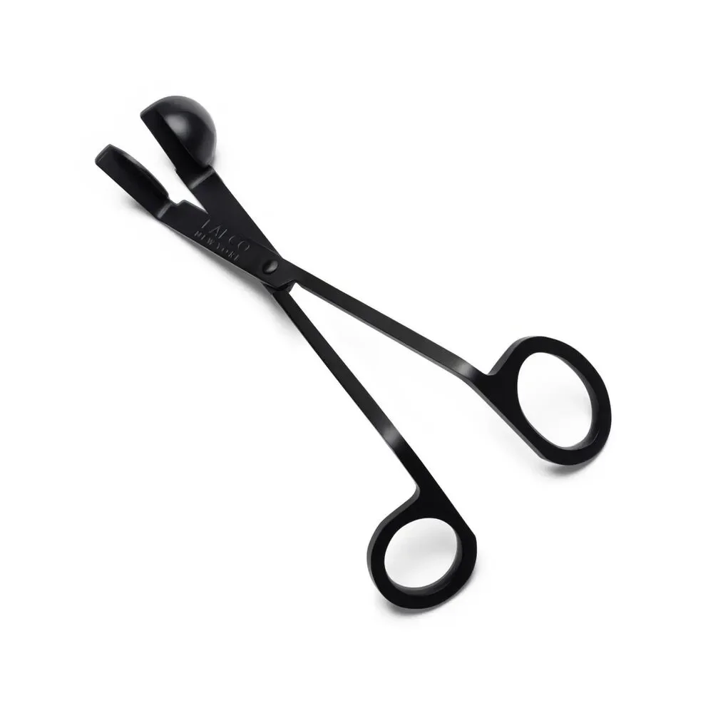 Trimmer & Snuffer - Use on Burning or Extinguished Wicks - Enameled Stainless...